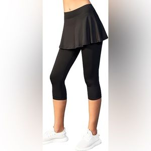Athletic Capri with Skirt